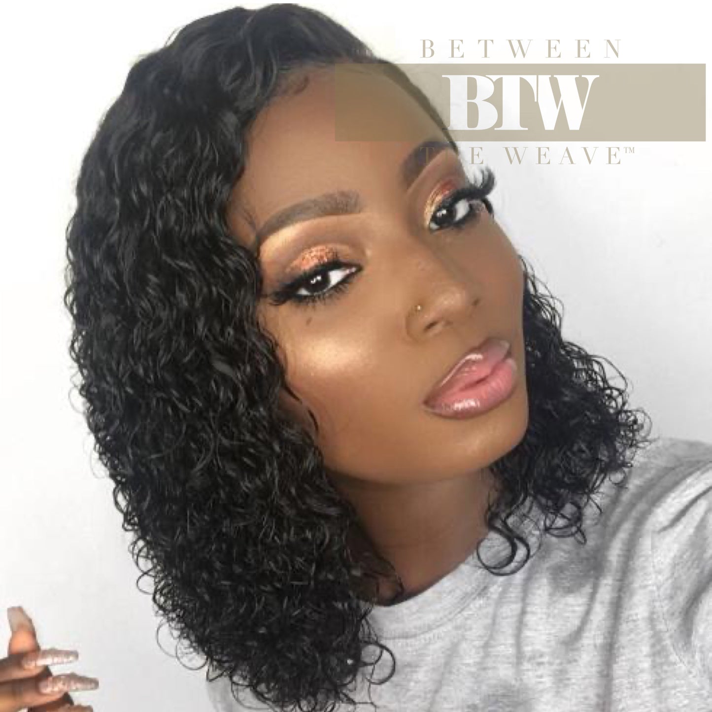 RAW HAIR CURLY Burmese- HD Lace Frontal BOB Wig