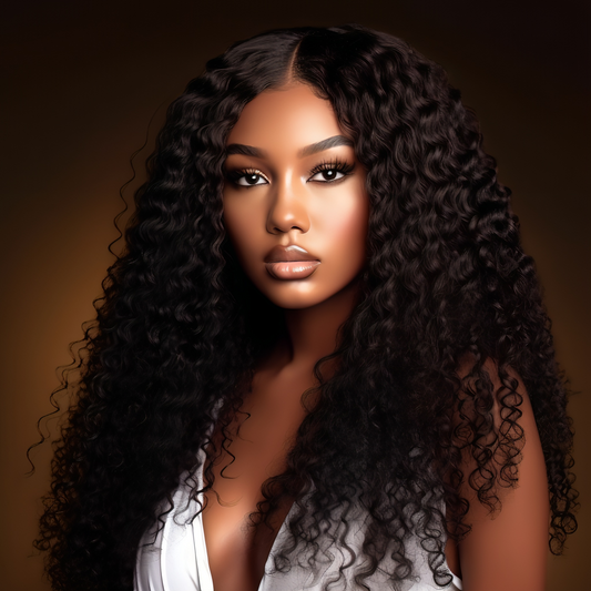 RAW HAIR DEEP CURL WIG- HD LACE WIG